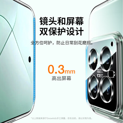 Snowkids is suitable for Xiaomi 15 mobile phone case protective case xiaomi15 mobile phone case lens full-inclusive simple skin-friendly transparent soft shell fade fingerprint outer back case