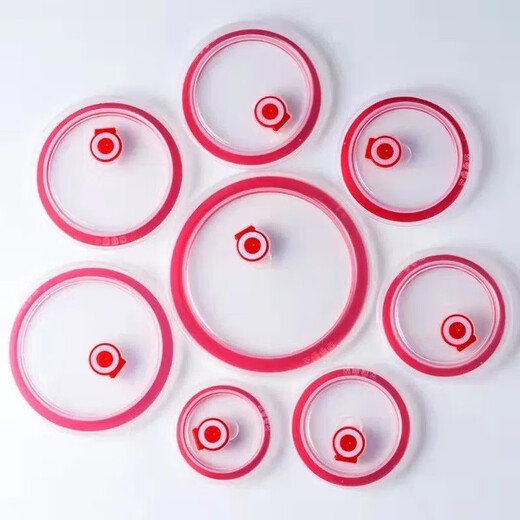 Enshousu silicone cover bowl universal sealing round fresh-keeping multi-functional microwave leak-proof lid 14.9cm-6 inches suitable for bowl outer diameter 14.6- 1 pack