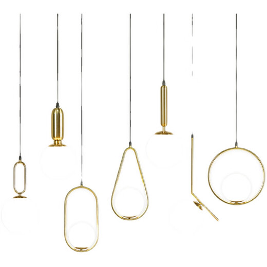 Weihuo Light Luxury Restaurant Chandelier Three Heads Nordic Modern Simple Single Bedside Aisle Entrance Dining Table Bar Table Internet Popular Chandelier 3 Heads Long Plate Snowflake White Warm Light 12W