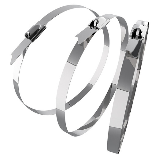 MPPMCK auto-verrouillage 304 Câble en acier inoxydable Tie à cravate Câble Câble jardin extérieur Marine Fixation du câble Resserrage OT3300 7.9 * 300 mm 20 pièces OT3291
