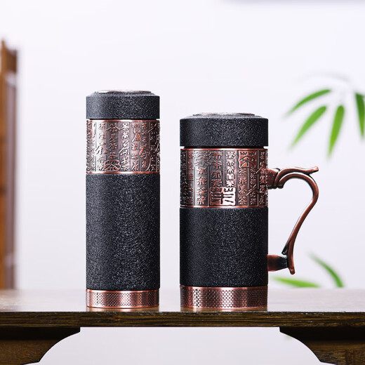 Tanxuange Purple Clay Inner Liner Tea Cup Teamos Cup Cup большой емкость мужской высококачественные подарки для отца и учителя Water Cup Custom ряд