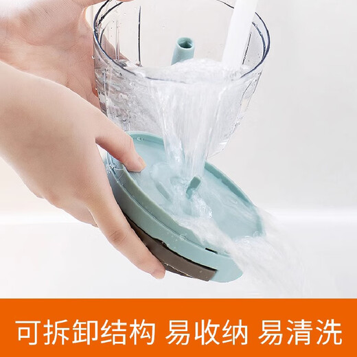 RSRDDY manual garlic mashed garlic machine, mashed garlic, minced garlic, minced garlic, minced garlic, household BB1 food processor, small size 400ml