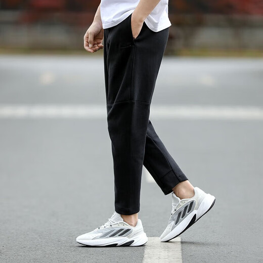 Adidas (adidas) Jogginghose Herrenhosen 2025 Sommer neuer Stil mit atmungsaktivem bequemer Casual Hosen Fitnesstraining Hosen HE9894 HE9894 Black 2xl