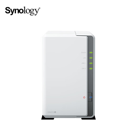 Synology DS223j dual-disk NAS network storage server private cloud smart photo album automatic file synchronization