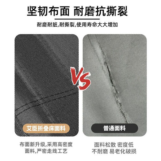 折叠人床室午休折叠家用便携午睡陪护行军床简易 圆管15867