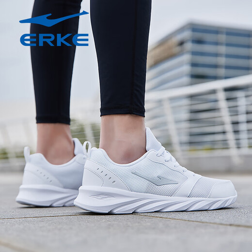 Hongxing Erke Sports Shoes New Summer Leather Running Shoes Breathable Waterproof Travel Shoes Black Light Casual Shoes Men's Erkebai 3291 41