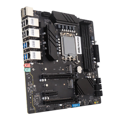 纳斯Z690全闪all inone 黑群晖 fnOS飞牛NAS软路由存储服务器主板 黑色Z690 4网版本