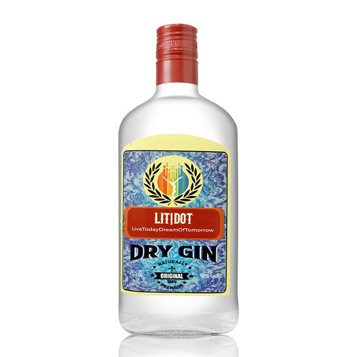 利到金酒 LITDOT DRY GIN 杜松子酒琴酒毡酒 德国原装进口 调酒金汤力 金酒 700毫升