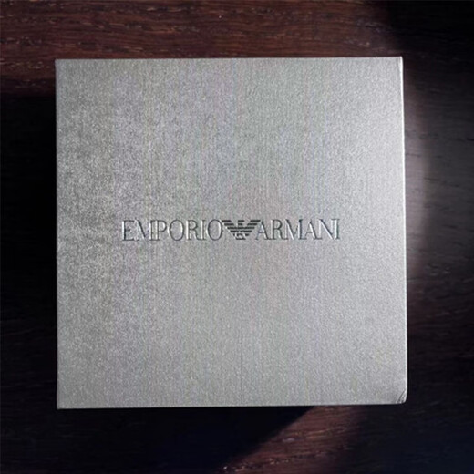 Armani (Emporio Armani) lucky bead black three-bead small waist men's necklace, birthday gift for boyfriend, Valentine's Day gift EGS2383020