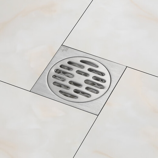 Submarine GF40-10B stainless steel brushed odor-proof floor drain, universal four-proof floor drain in wet and dry areas, 40 diameter