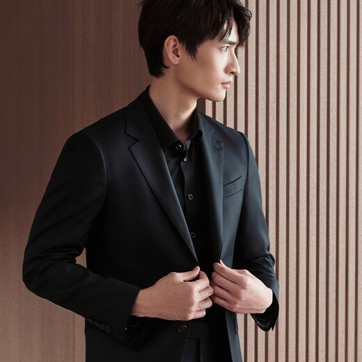 Angel Bird Suit Men's Nano Protection Autumn Pure Wool Men's Fashion Business Formal Suit Pants Men Black 50 A(180/100) /Please note waist or pants