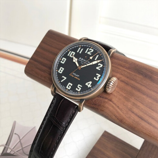
[Second-hand 99 new] Zenith ZENITH Pilot Series Automatic Mechanical Men's Watch 45mm Waterproof Luminous Fashion and Casual Swiss Watch Gift for Boyfriend 29.2430.679/21.C753 Bronze