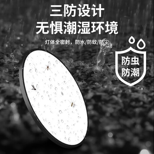 Fanyao led voice-activated sensor light ultra-thin three-proof ceiling-mounted lamp stair aisle corridor corridor light smart light 36W-voice-activated sensor