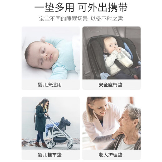 七彩博士婴儿隔尿垫大号可洗防水透气护理垫秋冬棉质新生儿宝宝床单姨妈垫 小鹿斑比蓝粉35*50cm【2条装】