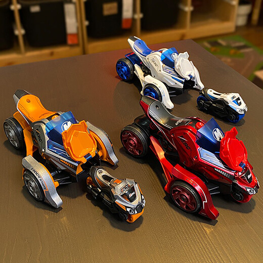 Feibei (feibei) Children's Day gift three-in-one catapult motorcycle model toys 3-6 years old boys' birthday gift