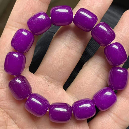 Bracelet en pierre Tiansi Shukulai pour hommes et femmes Bracelet de fleur de cerisier Old Mine Suji Bracelet en cristal en pierre brute SN9859 Collier d'arbuste violet 10 mm