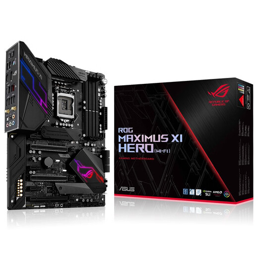 华硕（ASUS）ROG MAXIMUS XI HERO全新M11H M11F台式主板支持DDR4 9900K 原盒配件齐全