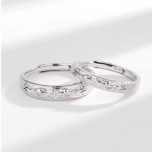 RHM 18K gold Pixiu ring for men and women, couple ring to attract wealth, birthday, Valentine's Day gift for girlfriend 18K gold Pixiu ring (women's model) + certificate