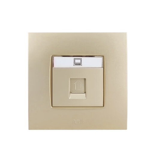 
Switch socket panel steel frame is made of Yipin Gold, one open, two open, light open, three holes, 16A package, dual computer, one open, dual control with wire au13553-pg