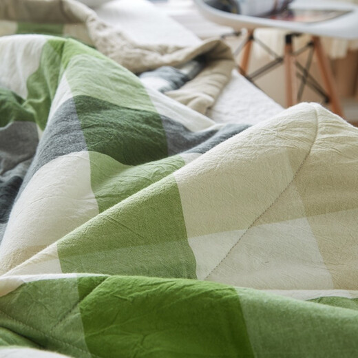 Arctic velvet 100% cotton summer quilt, washable inside and outside, 100% pure cotton inside and outside, air-conditioned quilt, double summer thin quilt, spring and autumn cotton quilt core, first look at Class A maternal and infant grade, 100% cotton inside and outside, 1.5*2m single summer quilt, machine washable, non-clumping