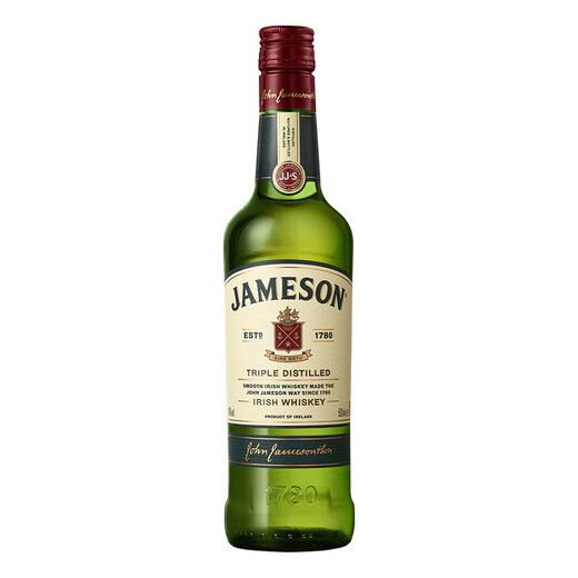 尊美醇（Jameson）爱尔兰 调和型 威士忌 洋酒 500ml  威士忌花果香 进口威士忌