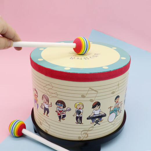 
Xingbeixiang Orff percussion instruments children's drum beats and drums kindergarten performance drummer beats and drums squad drums drums and drums. Korean version of ground drums 2 pieces set