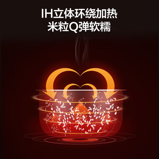 格力家用电饭锅3升 真0涂层316L不锈钢内胆IH立体加热 可预约无涂层智能IH智能电饭煲  GDCF-3015C 3L 紫蓝色