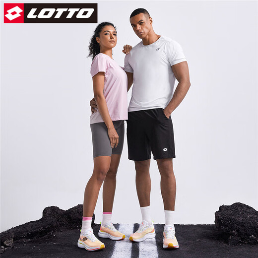 
LOTTO (LOTTO) running shoes for women professional carbon board running shoes shock-absorbing and breathable lightweight sports shoes for women 1098 fluorescent red 38