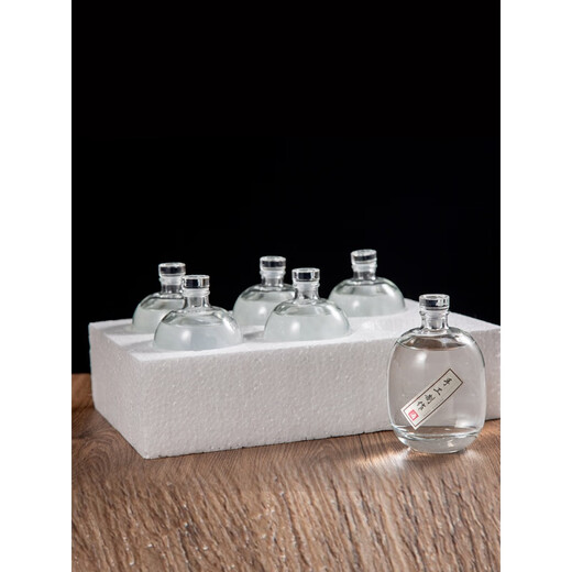 Soaking wine glass bottle wine bottle empty wine bottle high-end creative liquor bottle sealed household wine bottle wine container 1000ml wine storage wizard single bottle