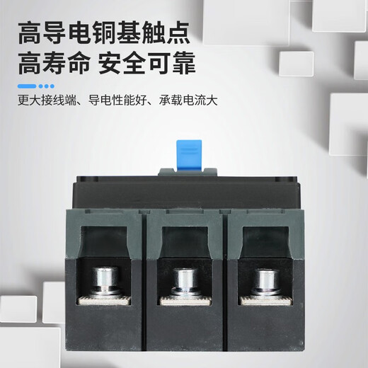 正泰塑壳断路器NXM昆仑3P三相四线空气开关NM1空开12250A630A 2 630A 2P