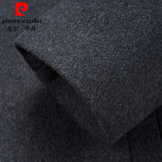 Pierre Cardin woolen coat men's winter removable down liner short woolen coat middle-aged and elderly business executive jacket