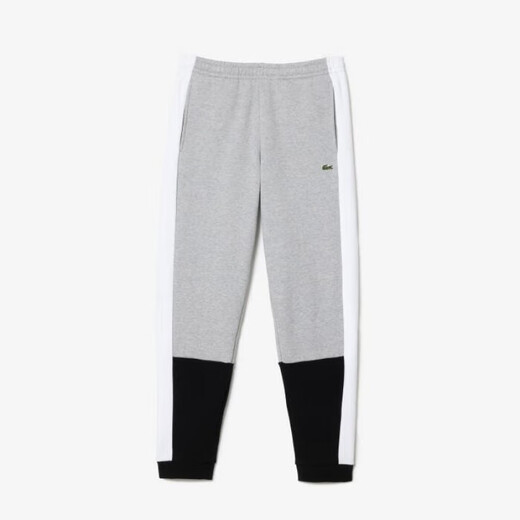 Crocodile (LACOSTE) tennis pants outdoor jogging pants French Paris color matching pants men's sweatpants sweatpants XH1300 Light Blue /N B / White XXS