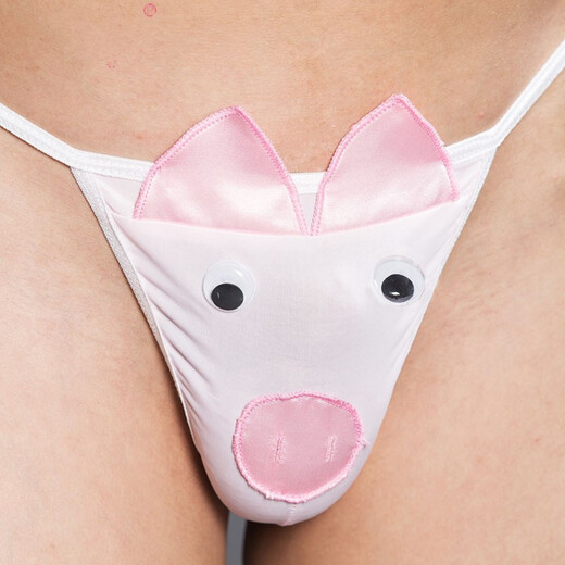 Cartoon sexy sexy underwear men's T-pants role-playing passion-free thong sm pants for sex Flying Pig underwear