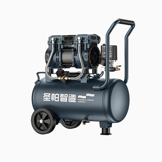 Customized air compressor air compressor woodworking oil-free silent air pump 220V air pump industrial grade spray 15L1390W oil-free air compressor