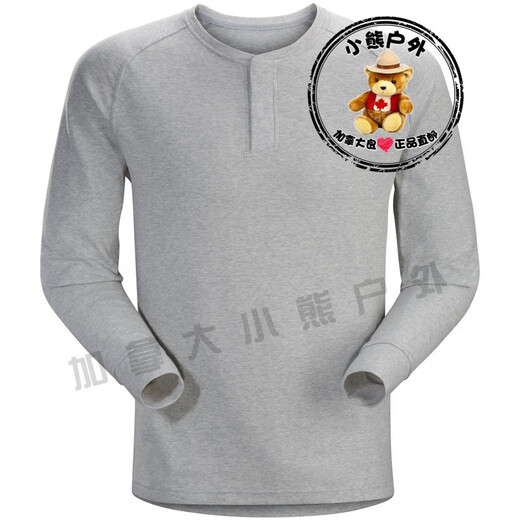 Arc'teryx (ARC TERYX) Arc'teryx Men's Long-Sleeved Henley Sirrus LS 20765 Water Wave Gray Glitch Heather XL