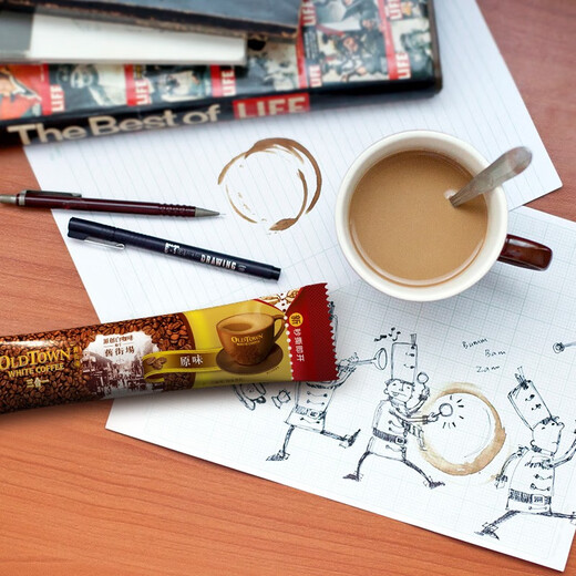 
Old Street Field (OLDTOWN) imported Malaysian original flavor/hazelnut flavor white coffee three-in-one instant coffee powder 3 bag combination original flavor coffee 684g 3 bags [bamboo cup]