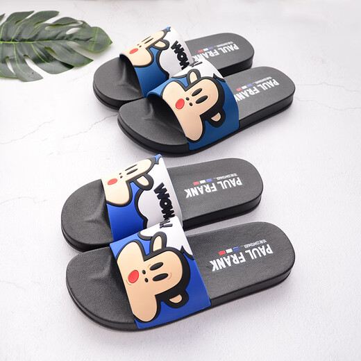 
paul frank big mouth monkey sandals summer men's home thick sole flooring wear-resistant and stymie feel four seasons casual sandals PF6218 Sky Blue 38 suitable for daily wear 36/37