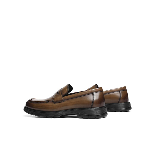 
Red Dragonfly Loafers 2025 Spring New Men's Shoes Thick Sole Formal Leather Shoes High-end Business Men's Leather Shoes WTA15249 Brown 40