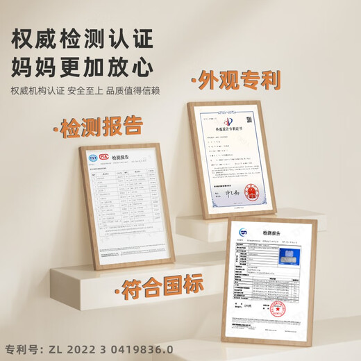 Yogoyi Free Installation Bed Fence Baby Baby Fence Bed Anti-fall Baffle Bedside Guardrail Portable Foldable Bed Guardrail 1.2 Meter Rock Gray Foldable + Free Storage Bag