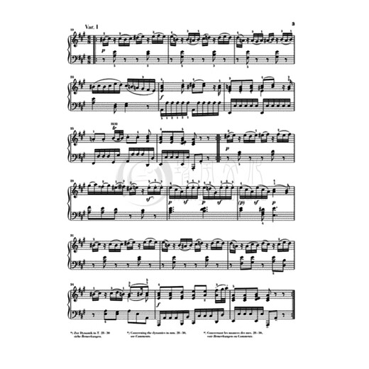莫扎特 土耳其进行曲 A大调钢琴奏鸣曲 K331(300i) 带指法 德国Henle原版进口乐谱书 Mozart Piano Sonata with Alla Turca HN1300