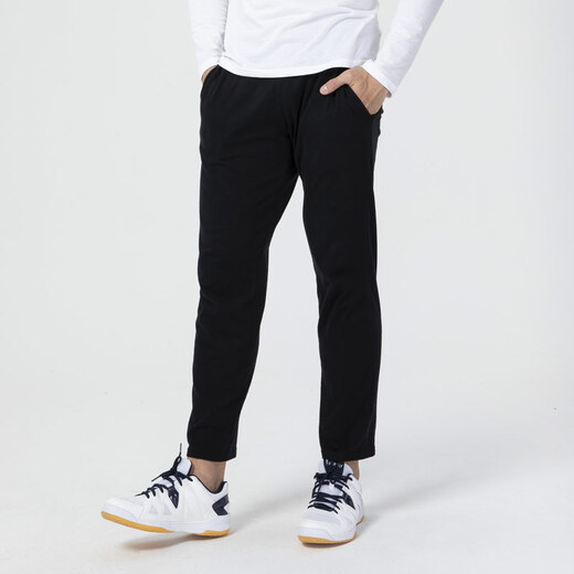 Decathlon (DECATHLON) sweatpants men's autumn straight pants loose casual trousers knitted pants men's pants GYPMW classic black L