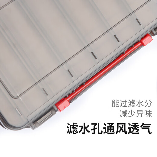 Xionghuo Luya Box Portable Fishing Gear Accessories Box Double-Sided Multi-Function False Bait Lead Skin Fish Hook Space Bean Eight-Character Ring Storage Box Tool Box