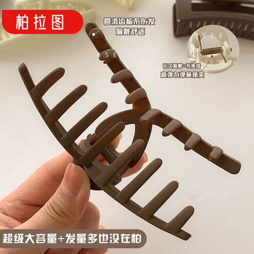 Plato 8 pcs new grabber makeup clip bath hairpin for women with a lot of hair on the back of the head hairpin shark clip headwear Internet celebrity 3 pcs