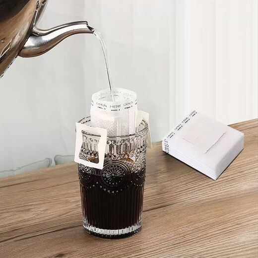Hanging ear coffee filter bag 50 pieces hanging ear filter paper easy extraction no residue hand brew drip coffee bag CG thick material 10 pieces