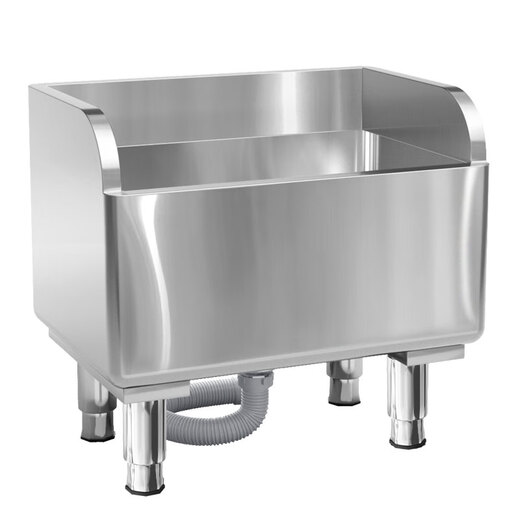 Stainless steel mop pool rectangular heightened anti-overflow mop pool mop pool household balcony wash mop sink custom-made mop pool contact customer service