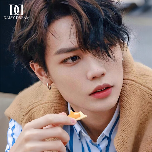 DAISY DREAM Medical Titanium Steel Earrings Men's Ear Captured Ear Holes Earrings Simple Plain Hoop Personalized Trendy Ear Bone Nails Titanium Alloy Earrings Single 12mm Medical Titanium Steel Earrings