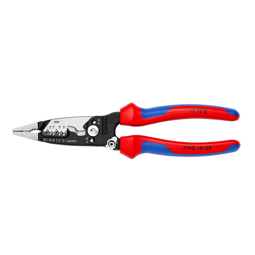 KNIPEX German imported tools multi-functional wire stripping pliers electrician special pliers wire cutter needle nose pliers household K.13 72 8