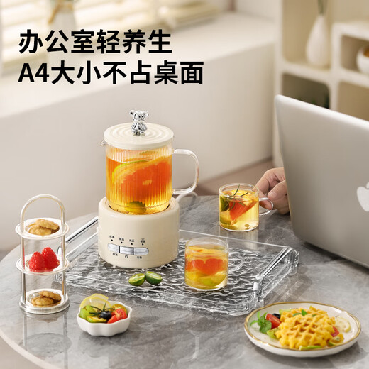 Le Stew Health Kettle Mini Health Cup Electric Stew Cup Office Tea Kettle Tea Maker Small One-person Flower Tea Kettle Kettle Electric Tea Cup Heating Coaster Stew Kettle All-in-one 0.6L Mechanical Model (Ceramic Lid) If you purchase more than 10 units, you can contact customer service to exchange for a gift box