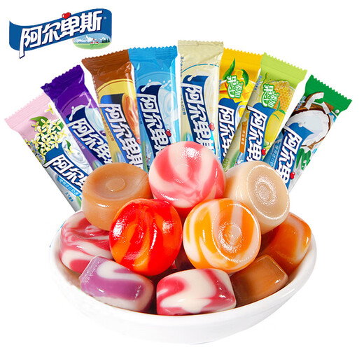 
Alpine milk hard candy 31g strips, extra thick milk candy, fondant fruit candy, inflatable candy wedding candy, strips [Osmanthus yogurt flavor] 693g