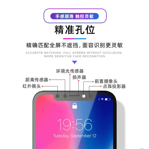 Conjunto de pantalla de Yuanlifang Apple X adecuado para iPhonex XR XRMAX TOUCHO TOUCHO Pantalla de color original Instalación Apple 11 Ensamblaje de pantalla Promax [Color original TFT Flexible]